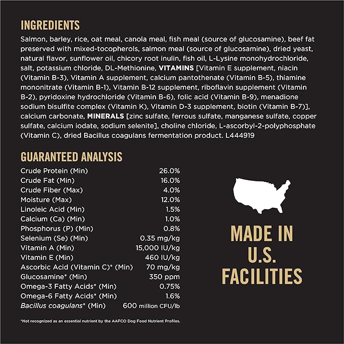 Purina Pro Plan Sensitive Skin and Stomach Dog Food Dry, Adult Salmon & Rice Formula, Digestive Health - 16 lb. Bag