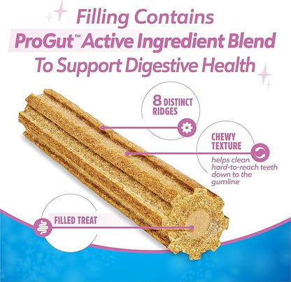 Dentalife Purina Plus Digestive Support Chicken and Pumpkin Flavor Large Dog Dental Chews