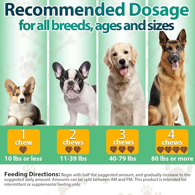 Flea and Tick Prevention for Dogs Chewables - 200 Soft Chews Natural Dog Flea and Tick Chewables, Oral Flea Supplement for Dogs, Puppy Flea Support - All Breeds & Ages - Chicken Flavor