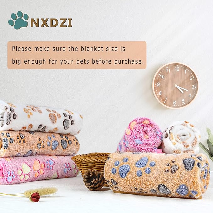 Dog Blankets for Medium Large Dogs Washable, 3 Pack Pet Blanket Washable 41" x 31", Fuzzy Soft Puppy Blanket Throw Cover for Kennel Crate Bed, Blanket for Dogs, Pet Blankets for Dogs