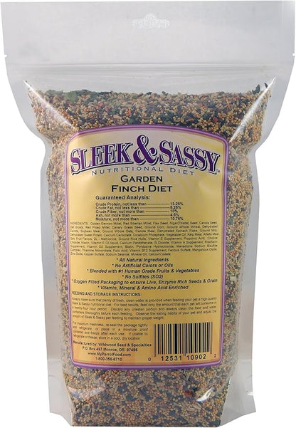 SLEEK & SASSY Garden Finch Bird Food (2 lbs.)