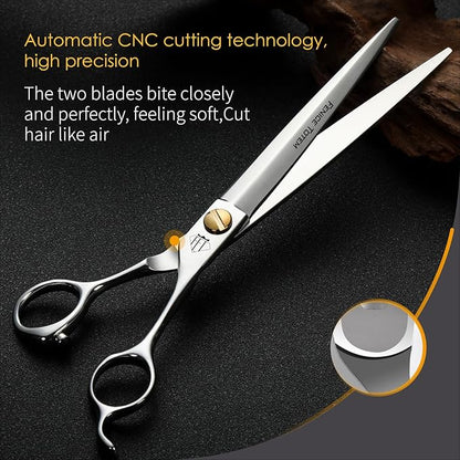 Dog Grooming Scissors: 7.5" Pet Shears Made Of Japanese VG10 Advanced Stainless Steel Professional Grooming Scissors for Dogs Cats and Other Pets