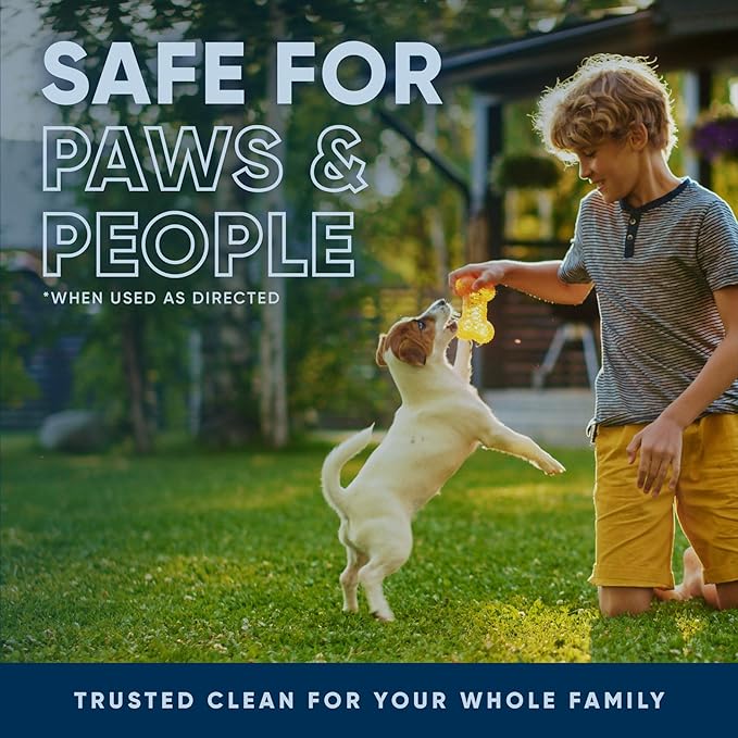 Eco Strong Outdoor Odor Eliminator | Outside Dog Urine Enzyme Cleaner  Powerful Pet, Cat, Animal Scent Deodorizer | Professional Strength for Yard, Turf, Kennels, Patios, Decks (Gallon with Sprayer)