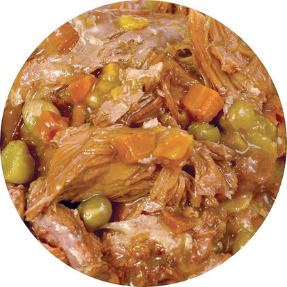 Against the Grain Hand Pulled Beef Canned Dog Food - 12, 12 oz Cans