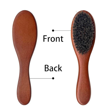 Bristle Cat Hair Brush for Shedding, Soft Cat Brush Wooden Handle, Short & Long Haired Cat Dog Brush Pet Grooming