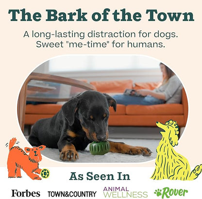 WOOF Starter Pack - Interactive Dog Toys for Boredom - Dog Treat Molds Silicone - Chicken-Flavored Healthy Treats for Dogs - Pupsicle Doggy Enrichment Toy - for Large Pups - 25-75 lbs