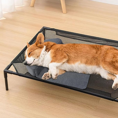 Dog Pillow Benefit for Cervical Vertebra/Neck -Dog Calming Pillow for Soothing Joints and Improving Sleep, Arched Dog Bed Pillow with Sponge Support, Washable for Small Medium Dogs, M