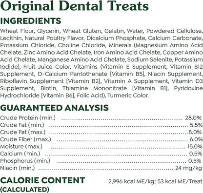 Greenies Original Teenie Dental Dog Treats, 6 oz. Pack (22 Treats)