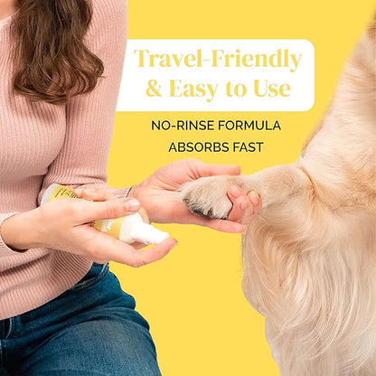 Dog Paw Cleaner - 5.1 Fl Oz of Alcohol Free Paw Sanitizer Spritz - Made with Aloe, Copaiba Oil, and Lemongrass Oil to Nourish and Clean Paws - Made in The USA