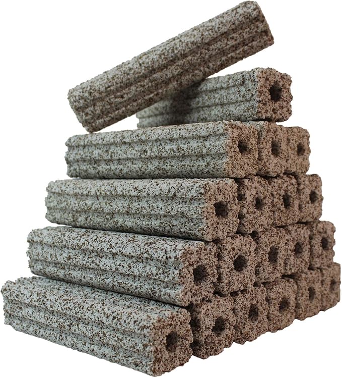 PINVNBY 20 Pcs 6.2-Inch Large Aquarium Filter Media Fish Tank Ceramic Media for Sump Canister Filter,Bakki Showers Filter,Trickle Filter,Aquaculture and Koi Ponds