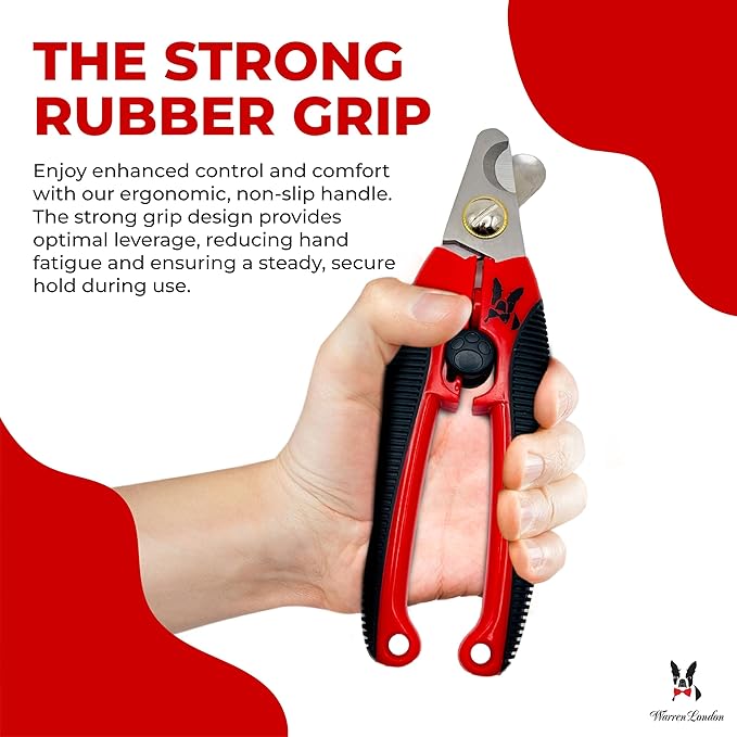 Warren London Distract-A-Hat & Nail Clipper Bundle | Grooming Distraction Hat + Stainless Steel Dog Nail Clippers | Stress-Free Grooming for Dogs