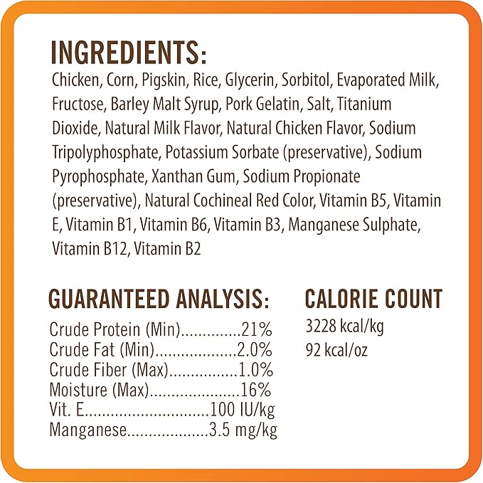 NutriChomps Dog Chews, 6-inch Braids, Easy to Digest, Rawhide-Free Dog Treats, Healthy, 4 Count, Real Peanut Butter Flavor