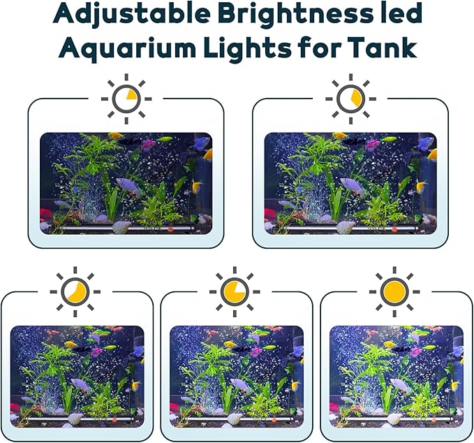 Bubbler Aquarium Fish Tank Decor: Submersible Aquarium Lighting with Oxygen Boost for Fish Lovers - Waterproof RGB Light Bar Bubble Wall with Remote for 30-35 Inch Saltwater Freshwater Fishes Tanks