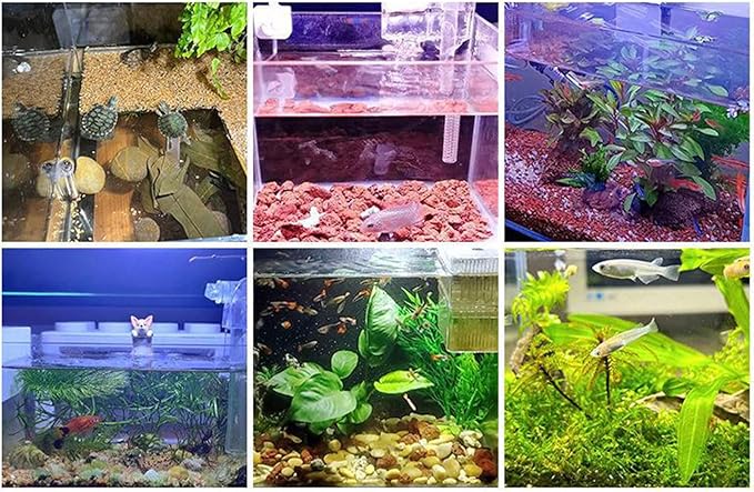 Lamps, Small Aquarium Fish Tank Led Light with USB Interface Clip On for Plant Aquarium