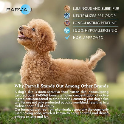 Natural Dead Sea Hypoallergenic Pet Shampoo (250 ml, 8.45 fl oz). for Puppies, Kittens or Seniors with Allergies or Sensitive, Delicate Skin. Minerals Rich, Extra-Scented Formula. Enjoy!