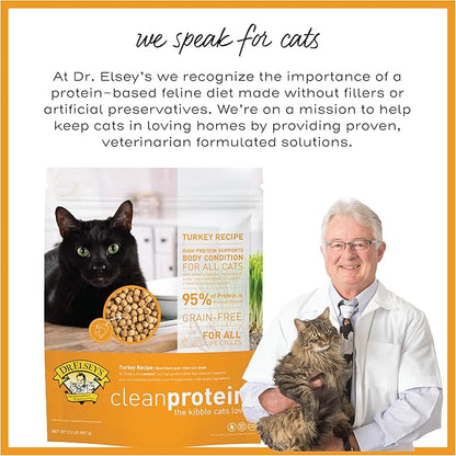 Dr. Elsey's cleanprotein Turkey Cat Kibble 6.6 lb Bag