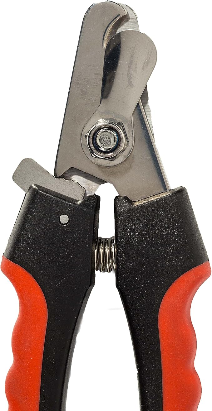 Franklin Sports Pet Supply  Dog & Cat Nail Clippers with Safety Guard  Grooming  Stainless Steel  Professional Grade