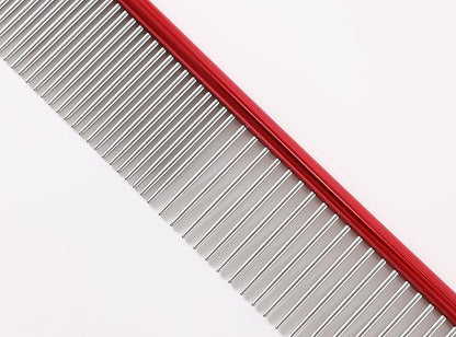 Dog Rake for Undercoat & Stainless Steel Shedding Comb for Long Hair Dogs and Cats 2 Pack Pet Grooming Kit of Deshedding Brush and Metal Comb for Detangling Matted Fur on Cats or Dogs