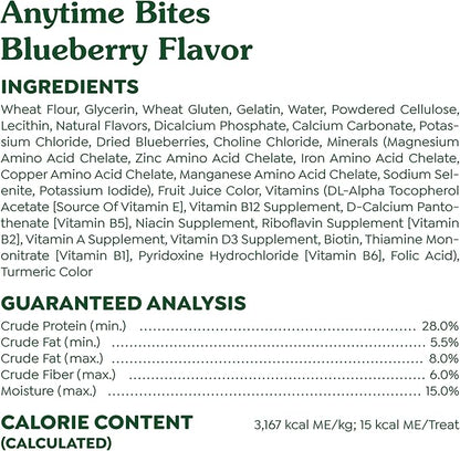 Greenies Anytime Bites Dog Treats, Blueberry Flavor, 24 oz. Bag