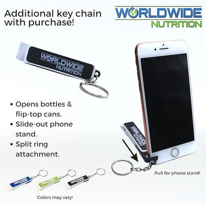 Madra Mor Soothing Dog Essentials Mud Bath | Dog Bath Dog Hot Spot Treatment for Dog Allergy & Dog Itch Relief | Dog Coat Skin Care Products | 7.5lb Pail w Worldwide Nutrition Multi Purpose Key Chain