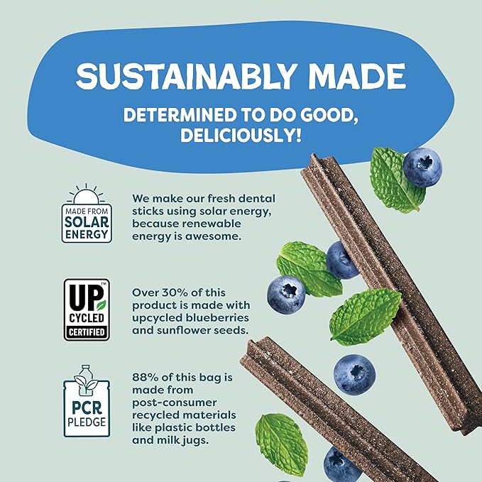 Shameless Pets Dental Treats for Dogs, Variety (3-Pack) - Healthy Teeth Cleaning Sticks for Fresh Breath - Dog Bones Dental Chews Free from Grain, Corn & Soy