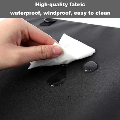 Durable Dog Crate Cover Double Door for Large pet Cover Kennel Covers Universal Fit for 42 inches Wire Dog Crate (42 Inch (42" L x 28" W x 30" H))-Black