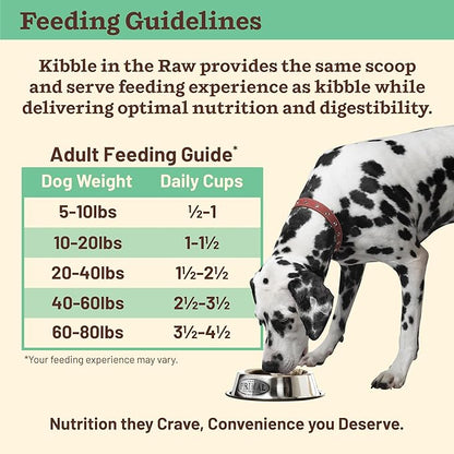 Primal Kibble in The Raw, Freeze Dried Dog Food, Chicken, Scoop & Serve, Made with Raw Protein, Whole Ingredient Nutrition, Crafted in The USA, Dry Dog Food 9 lb Bag