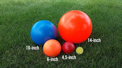 Doggie Dooley B00CIT99BC Virtually Indestructible Best Ball (hard plastic, colors may vary), All Breed Sizes , 14 inch