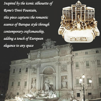 Rome Trevi Fountain Fish Tank Decor Decorations Reptile Turtle Lizard Spider Tanks Terrarium Building Décor Ornament