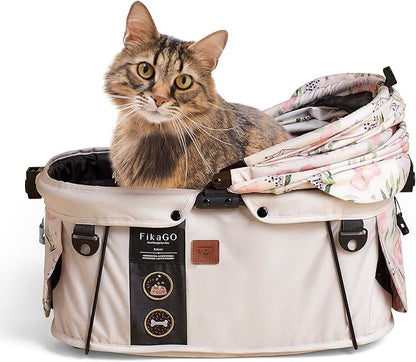 Sway, Dog Car Seat, Car Seat & Carrier for Small & Medium Sized Dogs, Small Dog Car Seat Booster, Pet Booster Seat, Doggy Carseat, Cat Carrier, Puppy Car Seat, Car Dog Bed - Nordic Garden