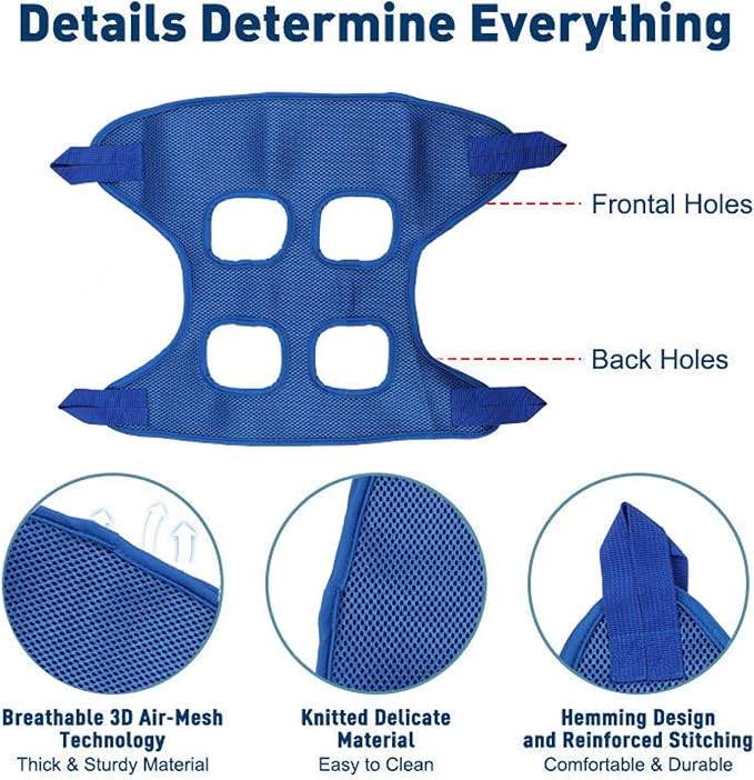 Dog Grooming Hammock Harness for Dogs & Cats with Pet Nail Clipper Trimmer - Pet Grooming Accessory - Dog Slings for Large Dogs - Cat Nail Clippers for Indoor Cats and Large Dogs