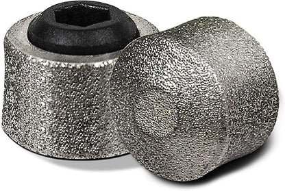 Dog Nail Grinder Replacement Head - Pet Nail Grinder Diamond Tip for Paws- 2 Pack Professional Dog Claw Grinder Bits Replaceable Diamond Nail Grinder Wheel (Short)