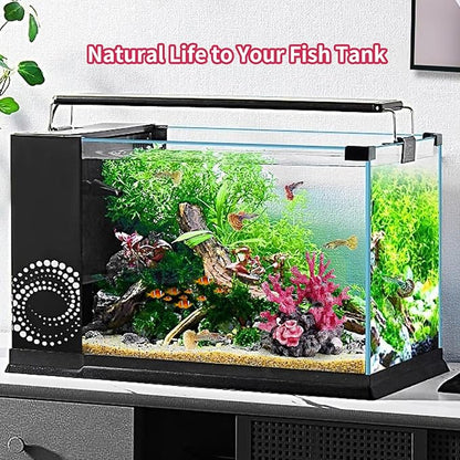 PINVNBY Aquarium Coral Reef Decor, Artificial Aquarium Coral Ornament Fish Cave Hideout Artificial Aquarium Plants Artificial Resin Fish Tank Accessories for Aquarium Landscaping (Pink)