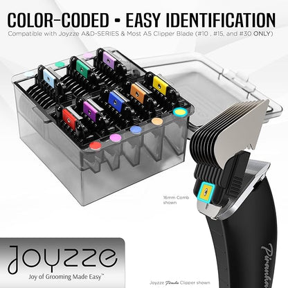 A5 Clipper Stainless Steel Comb Set  Grooming Guide Combs for Dogs, Cats & Horses  Fits Detachable Blades #10, #15, #30  Not Compatible with 5-in-1 Clippers