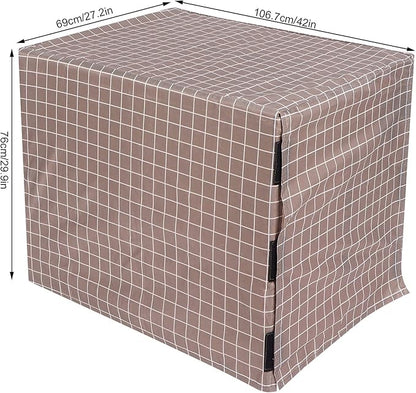 Dog Kennel Cover Oxford Pet Cage Cover Oxford Cat Crate Cover Seasons Universal Rain Dust and Sun Protection Pet Supplies for Dog Cat