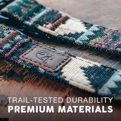 Embark Urban Dog Collar  Dog Collar Stylish & Durable Nylon Dog Collar for Large Dogs, Small Dogs & Medium Dogs.Comfortable Pet Collar Strong Buckles for Any Size Breed (Azure, Large)