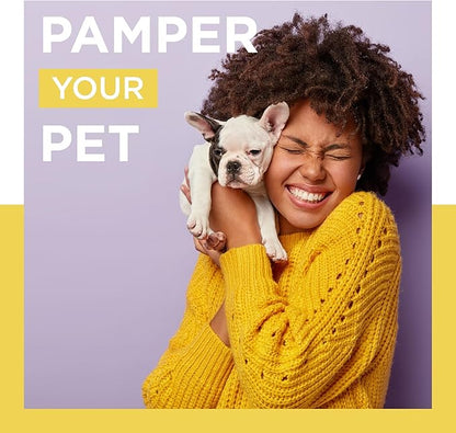 Cleansing Dog Shampoo for Smelly Dogs - Refreshing Colloidal Oatmeal Dog Shampoo for Dry Skin and Cleansing Dog Bath Soap - Moisturizing Lavender and Oatmeal Shampoo for Dogs and Great Smelling Pups