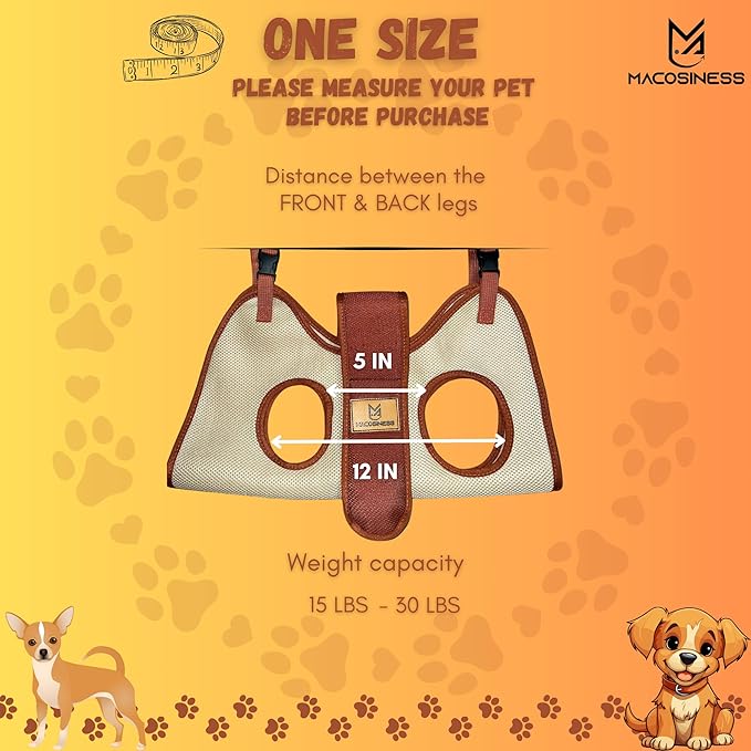 2025 2-in-1 Dog Grooming Hammock, Dog Sling, Dog Restraint for Nail Clipping, Dog Carrying Sling, Dog Hanging Harness for Nail Trimming, Small Dog Carrier Sling, Grooming Hammock, Dog Pouch Carrier