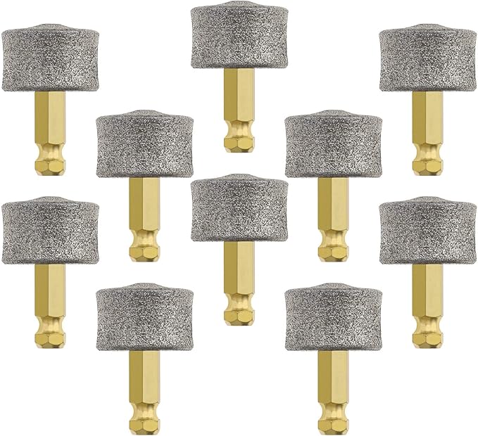 10PCS Dog Nail Grinder Head Replacement Pet Nail Grinder Tips Emery Grinding Head for Most Pet Electric Claw Nail Grooming Tools