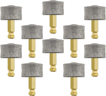 10PCS Dog Nail Grinder Head Replacement Pet Nail Grinder Tips Emery Grinding Head for Most Pet Electric Claw Nail Grooming Tools