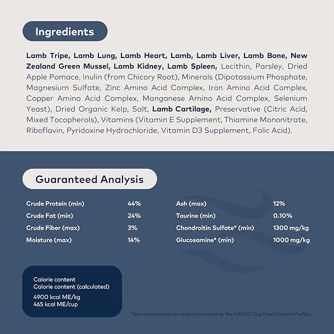 ZIWI Peak Air-Dried Dog Food  Tripe & Lamb - All Natural, High Protein, Grain Free, Limited Ingredient w/ Superfoods (16oz)