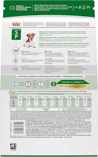 Royal Canin Size Health Nutrition Small Aging 12+ Senior Dry Dog Food, 2.5 lb Bag