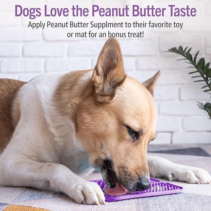 Dog Peanut Butter - Healthy Dog Treats with Dog Probiotics for Digestive Health - Anti Diarrhea for Dogs - Immune Support Supplement and Dog Gas Relief - Gut Health (8.46oz)