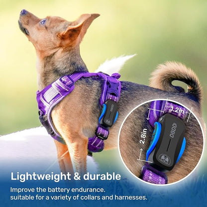 AI GPS Tracker for Dogs (30lbs+), Real Time Location and AI Vet Health Management, Electronic Fence, Waterproof, iOS and Android Universalï¼_lackï¼