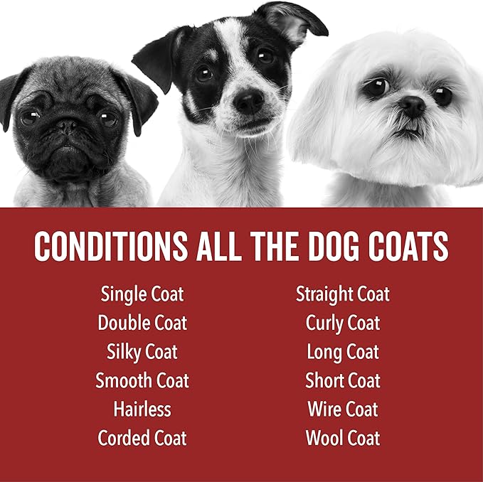 Pride and Groom DogDays Nourishing Dog Conditioner | Tearless, Hypoallergenic Formula for Allergies, Itching & Dry Skin | Natural Detangler for Dogs | Extends Life of Dog Groom | 16 oz