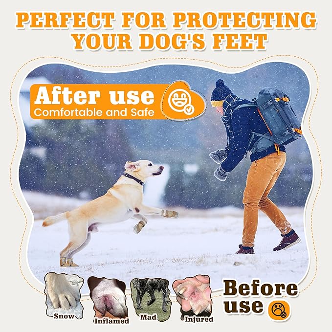 DcOaGt Dog Shoes Small Size Dogs,Mesh Breathable Dog Boots & Paw Protectors for Hot Pavement Summer Winter Snow, 360°Anti-Slip Dog Booties with Reflective Strips for Hiking/Walking,Khaki 4PCS(Size 2)