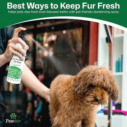 Dog Essentials Refreshing Bundle | Dog Wipes for Cleaning & Deodorizing | Paw & Nose Balm | Teeth Cleaning Wipes | Dog Spray & Deodorizer Perfume | Refreshing & Calming Lavender Scent