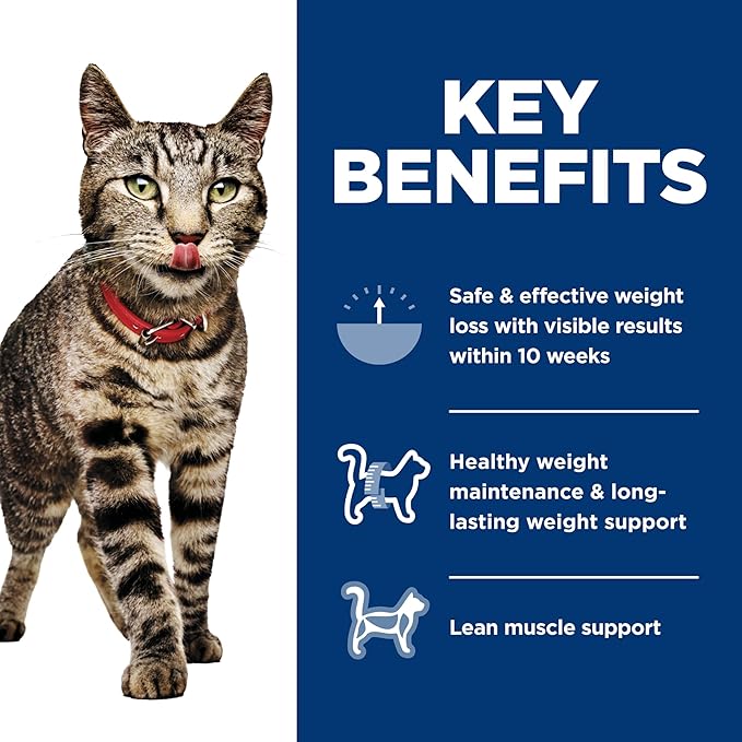 Hill's Science Diet Perfect Weight, Adult 1-6, Weight Management Support, Wet Cat Food, Salmon & Vegetables Stew, 2.9 oz Can, Case of 24