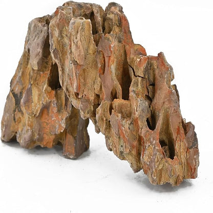 kecilke Aquascaping Rock Dragon Stone Aquarium Rocks 2-8 inches Natural Rocks for Aquariums, Fish Tank Rocks & Tank Decoration-20LB