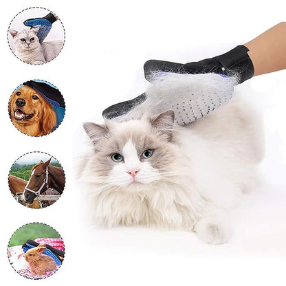 Dog Washing Gloves Brush for Pet: JOANGIHC 3PCS Dogs Shedding Wash Massage Gloves Grooming for Short Long Haired Dogs Cats (Yellow)